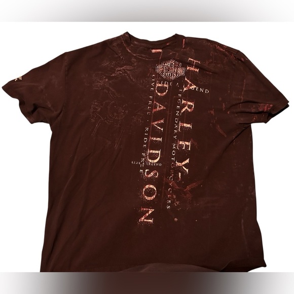 Harley-Davidson Black Graphic T-Shirt - Picture 1 of 6